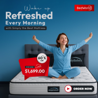 Experience the ultimate comfort and support with the Simply the Best Mattress, now available at Bedworld Online. Designed to help you wake up refreshed every morning, this premium mattress combines advanced sleep technology with luxurious comfort for a p